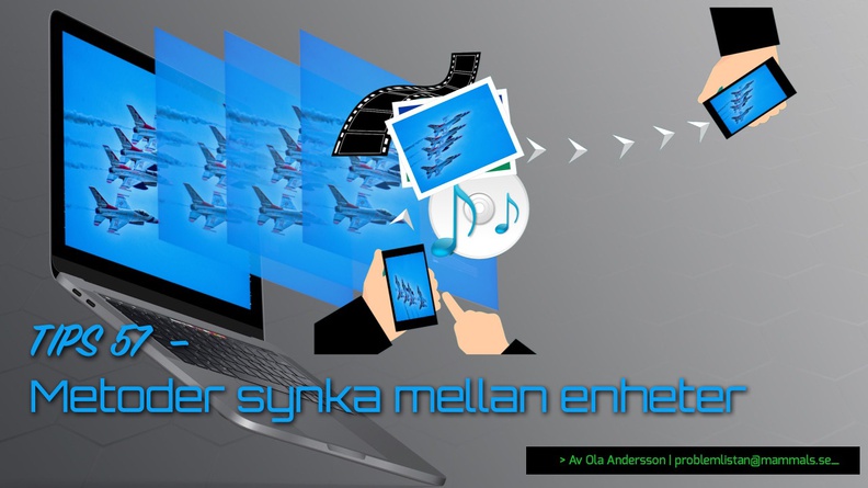 tips 57 metoder synka mellan enheter