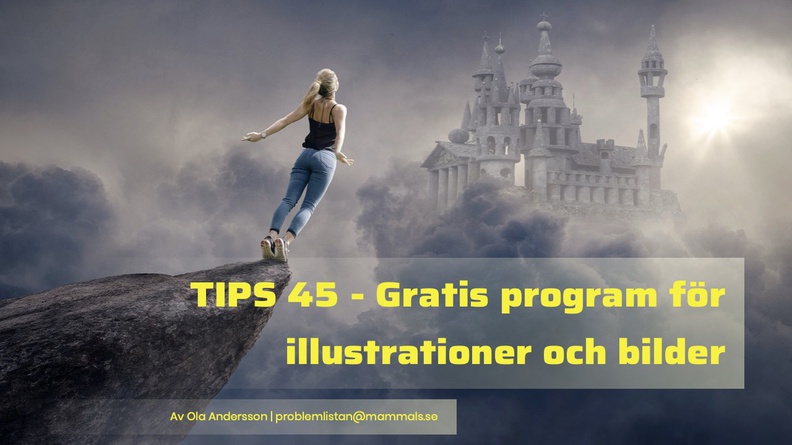 tips 45 gratis program for illustrationer och bilder